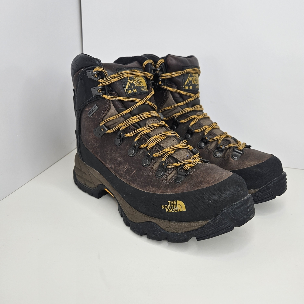 The North Face Women's Ankle Hike Boots Goretex Brown Black Size 6.5
